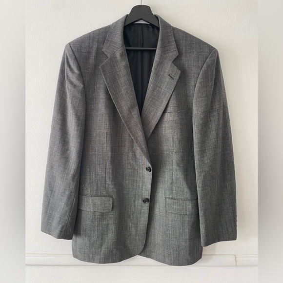 Vintage Pierre Balmain 100% Wool Sport Coat Size 44R